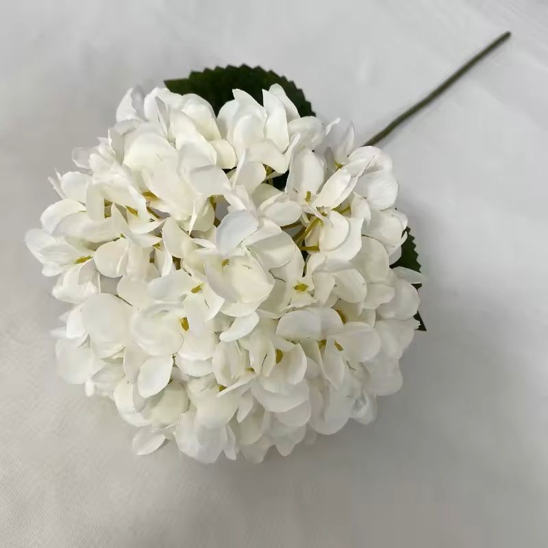 Silk Hydrangea Bouquet With Big Blooms For Home And Wedding Decor 11