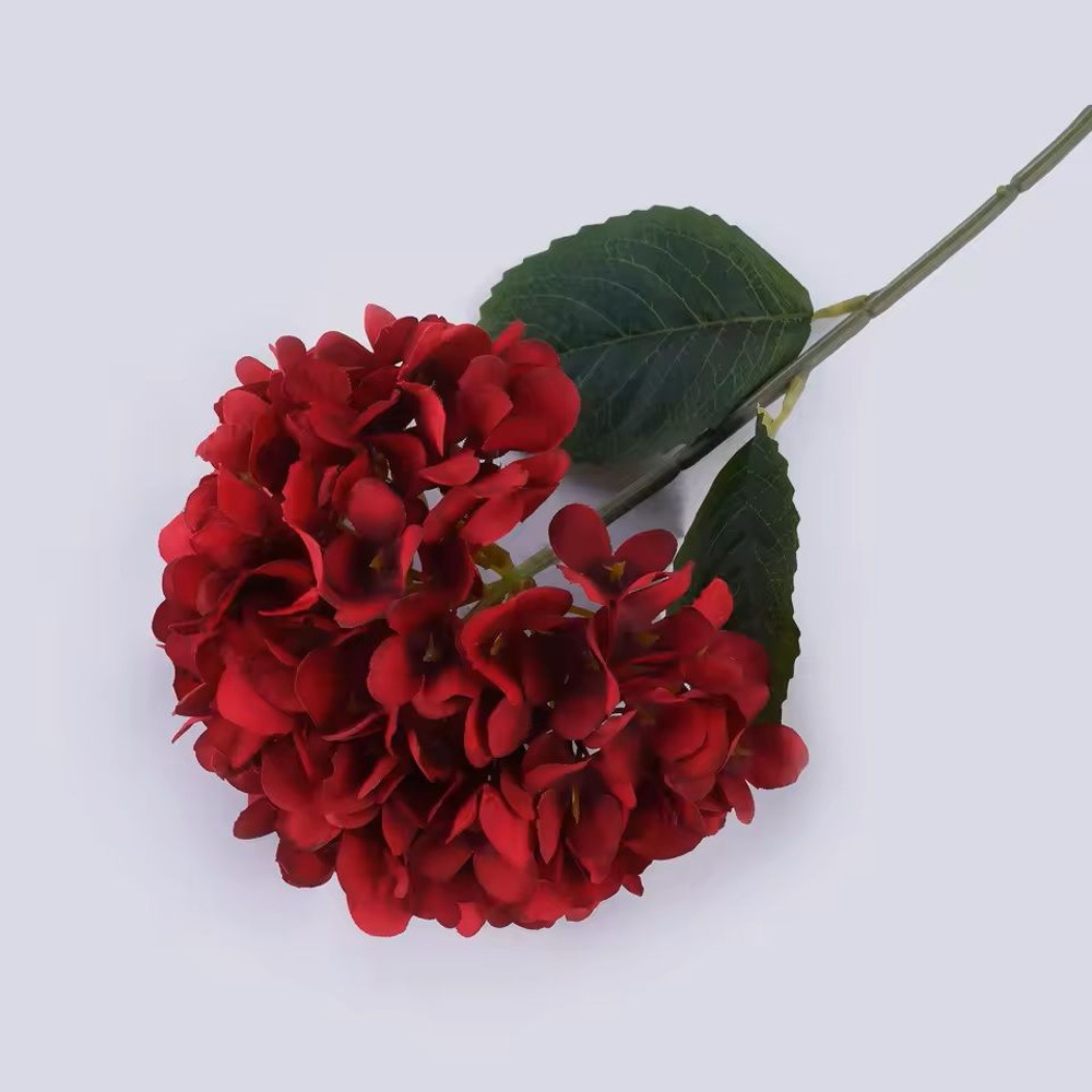 Silk Hydrangea Bouquet With Big Blooms For Home And Wedding Decor 12