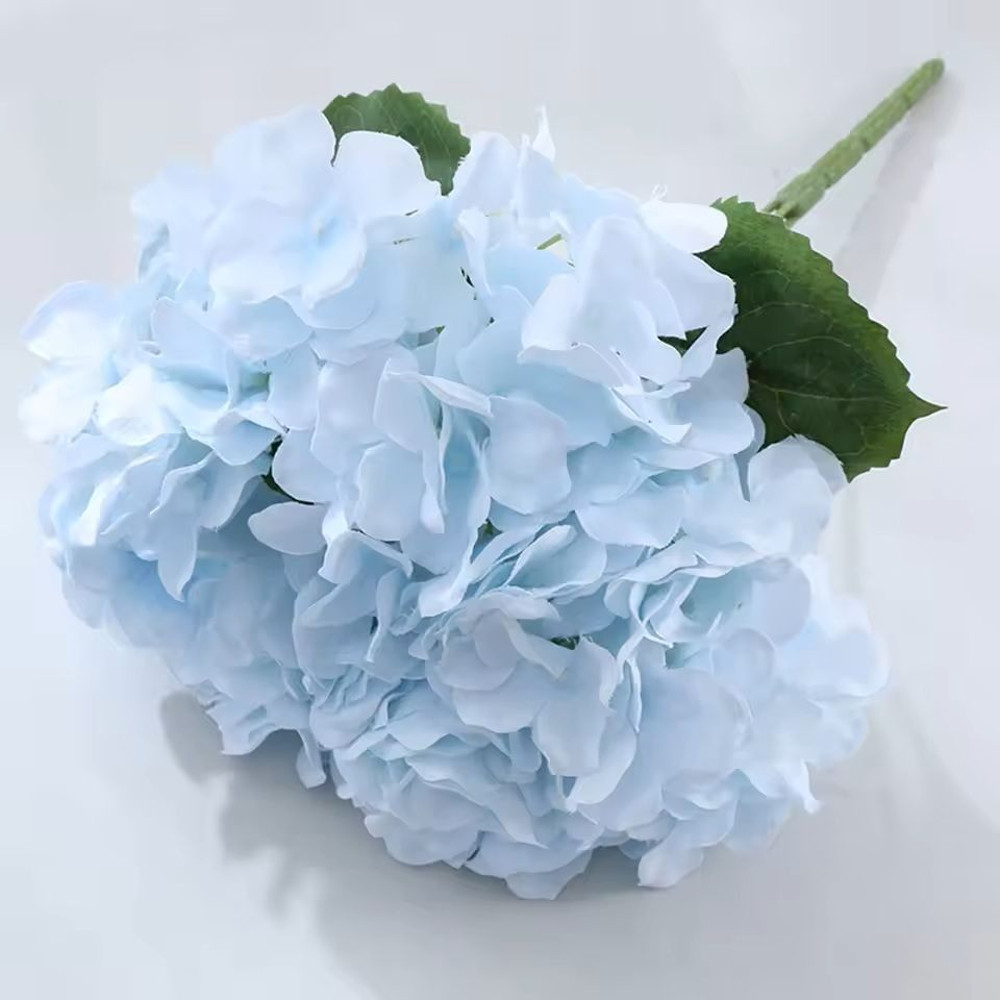 Silk Hydrangea Bouquet With Big Blooms For Home And Wedding Decor 2