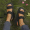 Womens Wedge Platform Sandals With Ankle Strap And Open Toe 3