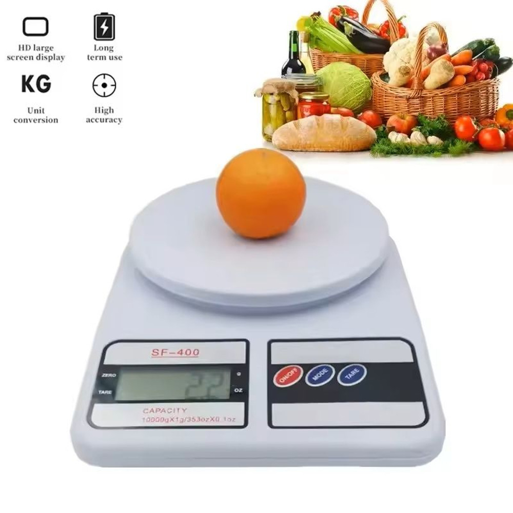 Digital Kitchen Scale With LED Display For Food And Ingredient Measuring 0