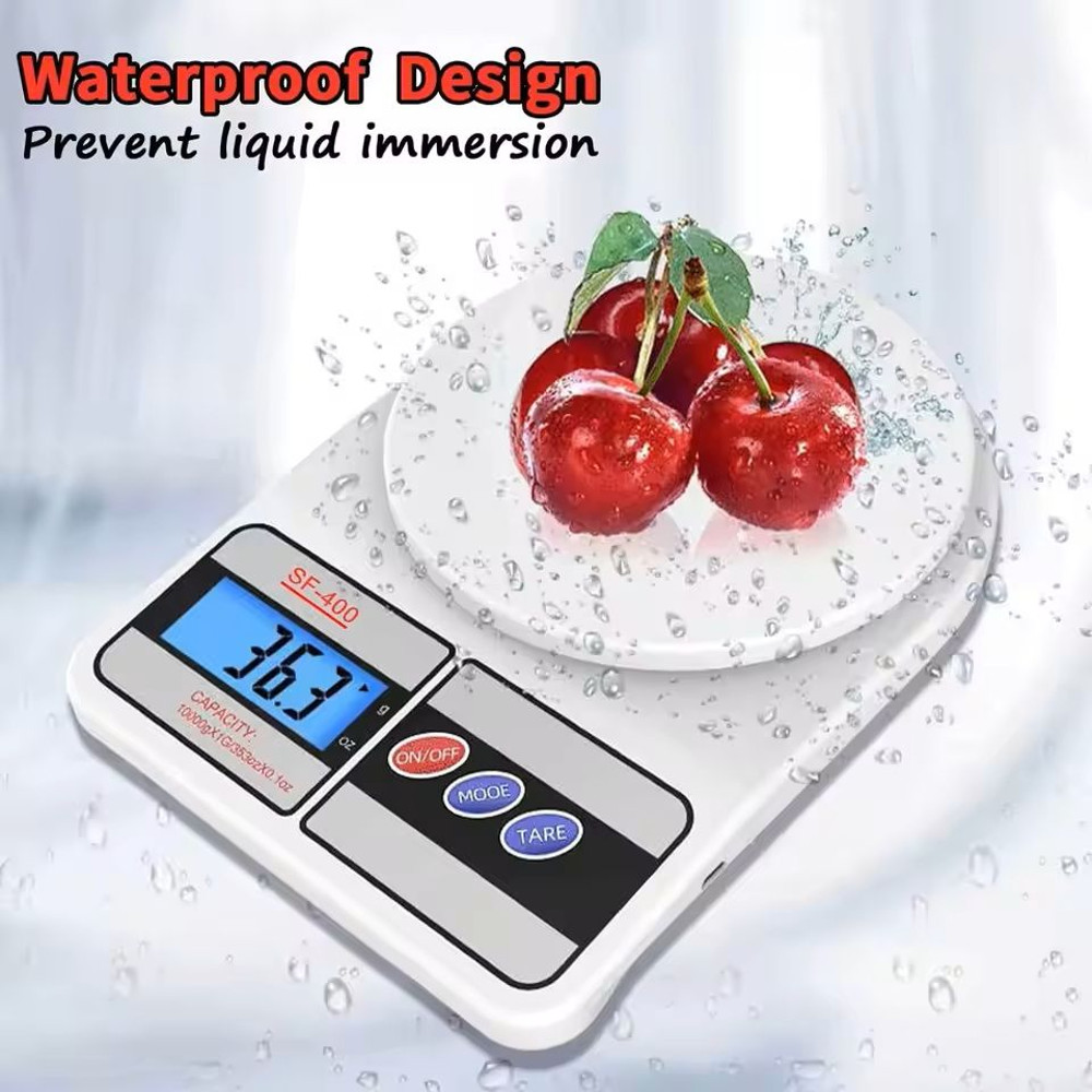 Digital Kitchen Scale With LED Display For Food And Ingredient Measuring 2