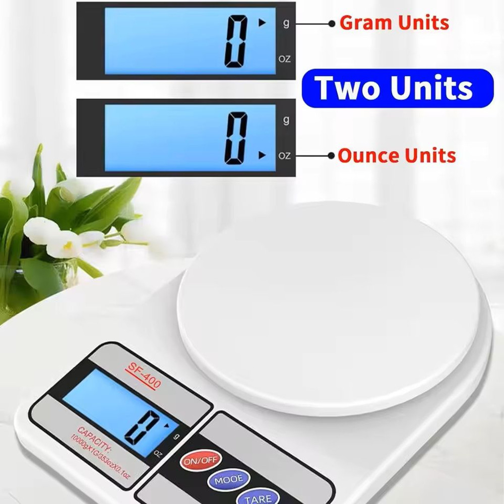 Digital Kitchen Scale With LED Display For Food And Ingredient Measuring 3