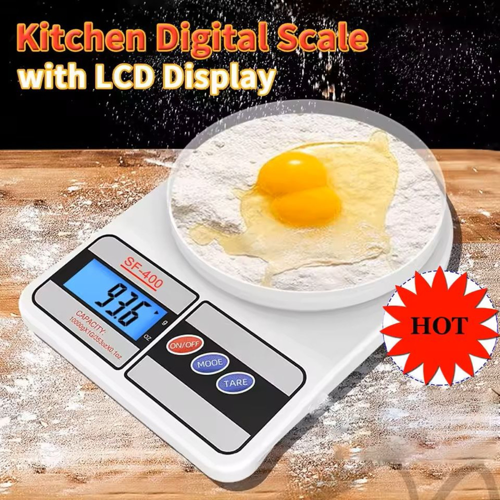 Digital Kitchen Scale With LED Display For Food And Ingredient Measuring 5
