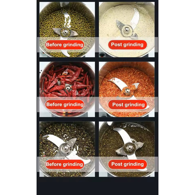 High Speed Stainless Steel Coffee And Powder Grinder For Commercial Use 4