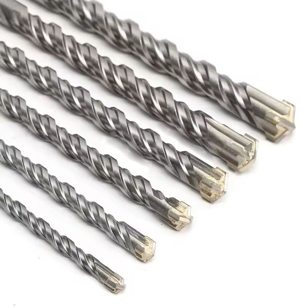 Electric Hammer Drill Bits For Concrete And Stone SDS Plus Tungsten Steel 0