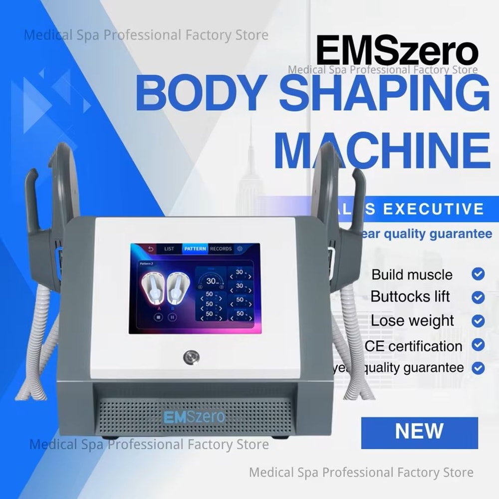 Professional EMS Body Slimming And Muscle Stimulation Machine With RF And Electromagnetic Therapy 0