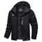 Mens Waterproof Ski Jacket With Fleece Lining And Removable Hood 13