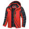 Mens Waterproof Ski Jacket With Fleece Lining And Removable Hood 16