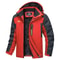 Mens Waterproof Ski Jacket With Fleece Lining And Removable Hood 16