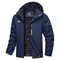 Mens Waterproof Ski Jacket With Fleece Lining And Removable Hood 7