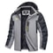 Mens Waterproof Ski Jacket With Fleece Lining And Removable Hood 8