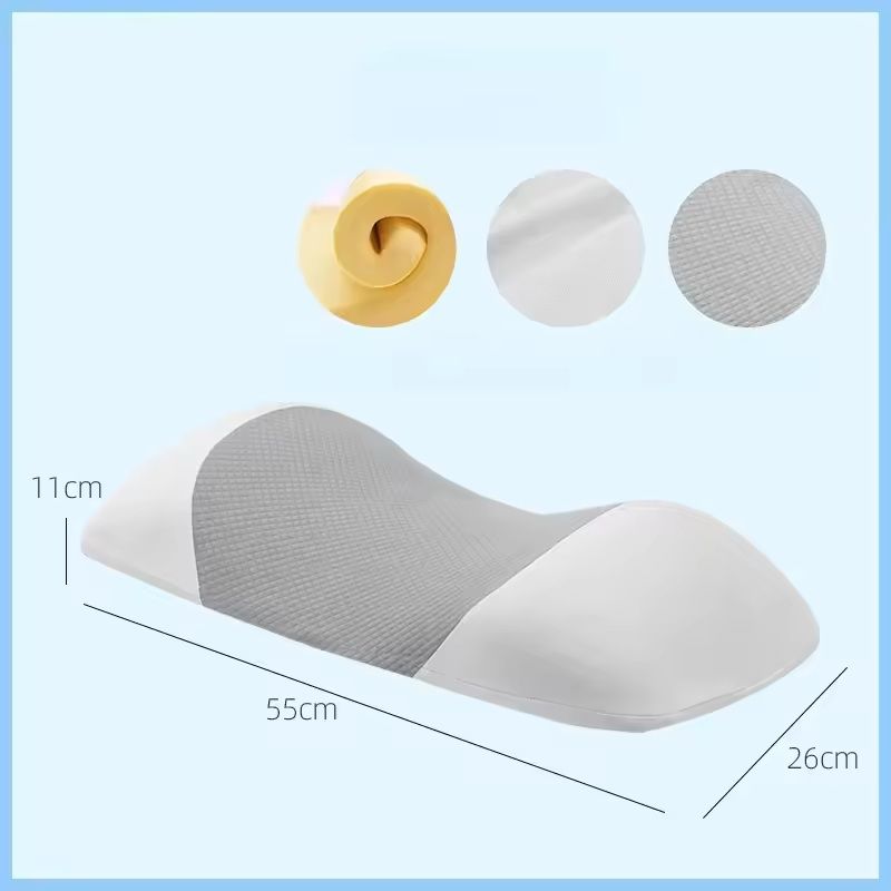 Memory Foam Lumbar Support Pillow For Back Sleepers And Bed Comfort 2