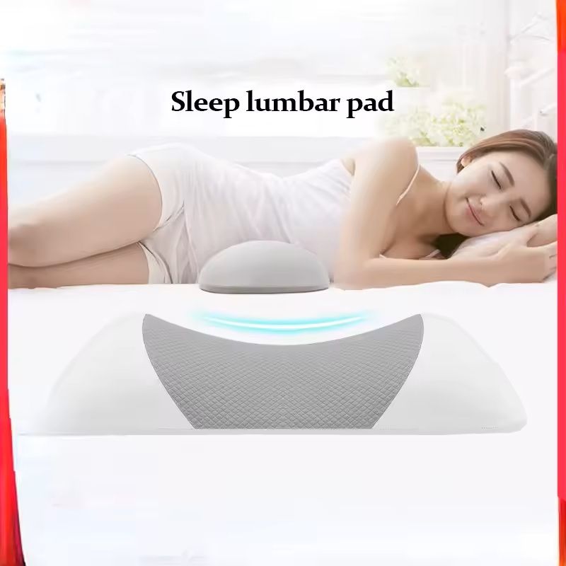 Memory Foam Lumbar Support Pillow For Back Sleepers And Bed Comfort 4