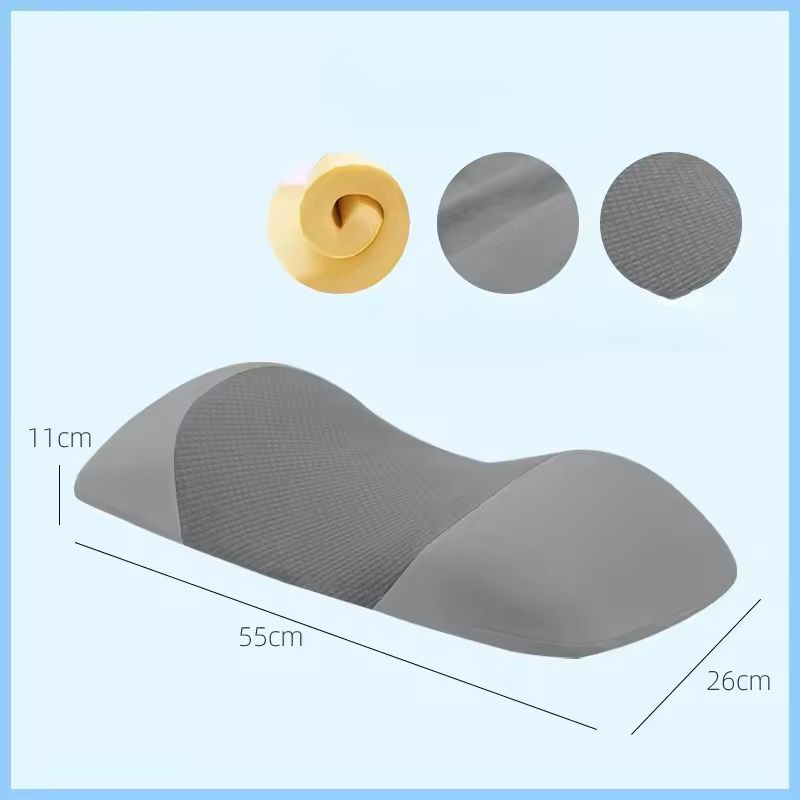 Memory Foam Lumbar Support Pillow For Back Sleepers And Bed Comfort 6