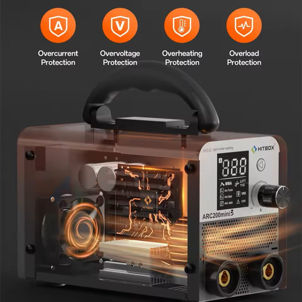 Ultra Mini Stick Welder With Digital Display And ARC Lift TIG Functio 5