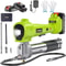 Cordless Electric Grease Gun Kit With Batteries And Flexible Hose 0