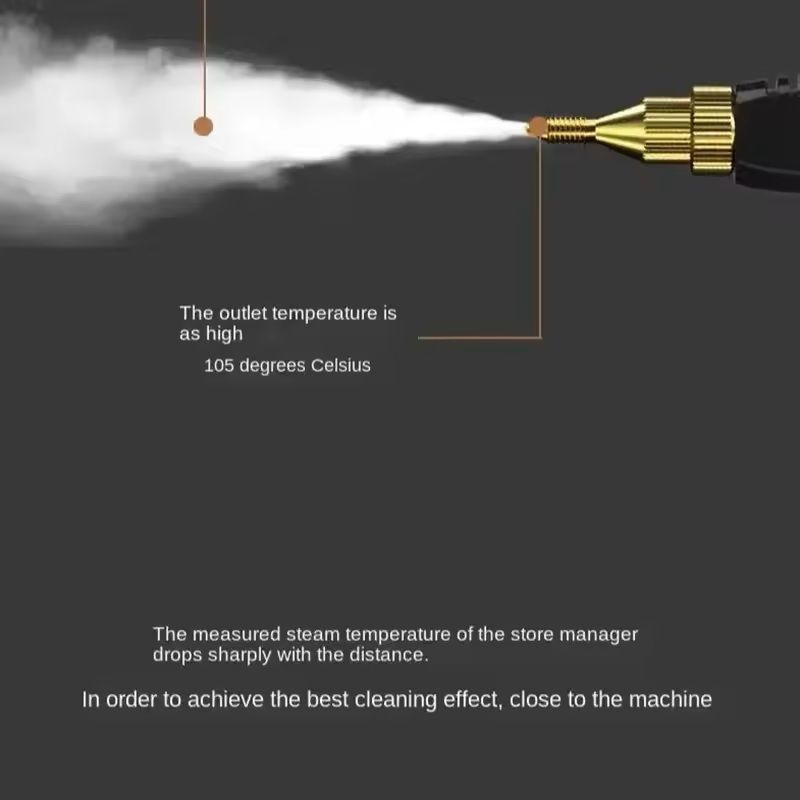 2500W HighPressure Steam Cleaner For Deep Sanitizing And Home Detailing 5