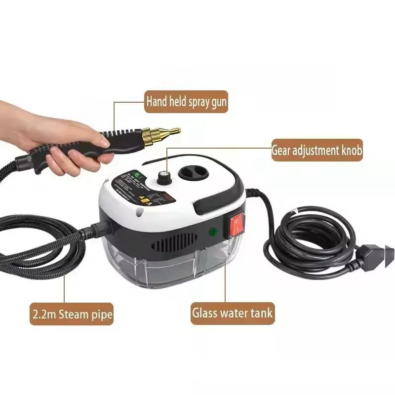 2500W HighPressure Steam Cleaner For Deep Sanitizing And Home Detailing 6