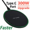 300W Fast Wireless Charging Pad For IPhone Samsung More 0