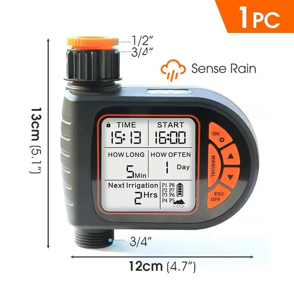 Adjustable Garden Misting System With Flexible Brass Spray Kit Cooling Fogging Watering Hose 9