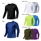 Mens Ice Silk Long Sleeve TShirt QuickDry Breathable Sun Protection 0