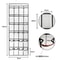 Over The Door Shoe Rack With 24 Mesh Pockets Hanging Closet Organizer Holder 2