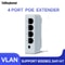 4 Port PoE Extender For IP Camera PoE Switch And NVR Transmission Repeater 1