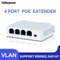 4 Port PoE Extender For IP Camera PoE Switch And NVR Transmission Repeater 0