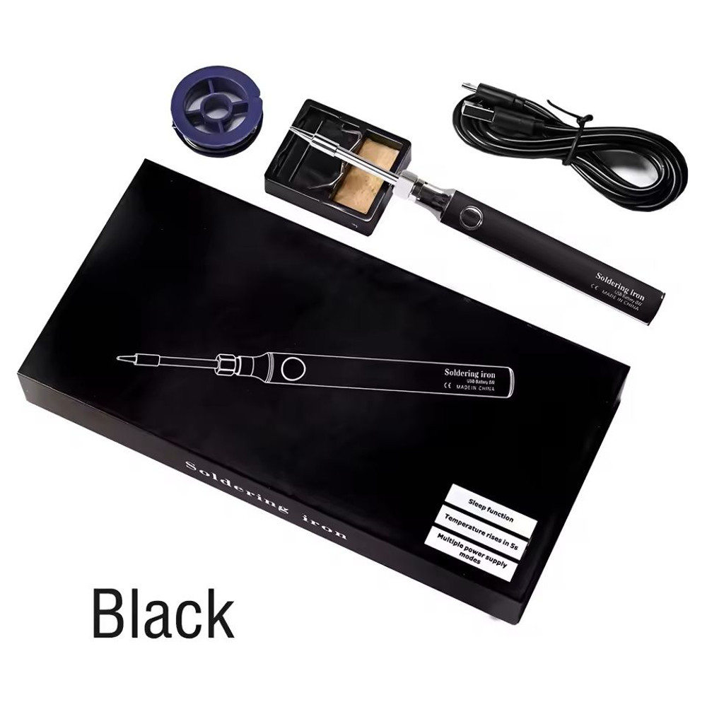 USB Rechargeable Soldering Iron Wireless Charging Portable Welding Tool 5V 8W 1