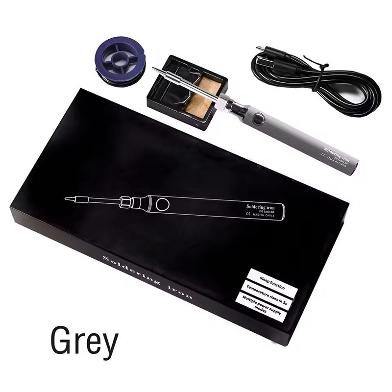 USB Rechargeable Soldering Iron Wireless Charging Portable Welding Tool 5V 8W 7