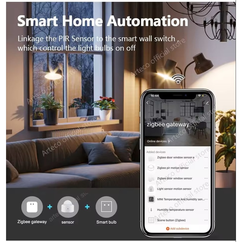 Smart Motion Sensor Alarm With ZigBee Integration 5