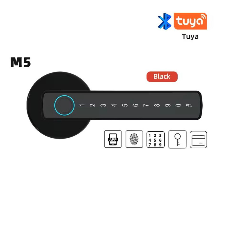 Smart Fingerprint Door Lock With Bluetooth Password And App Control 5