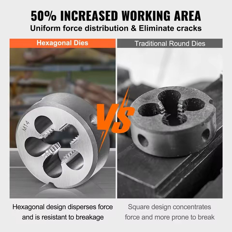 Tap And Die Set With 116 Pieces In Metric And SAE Sizes 3