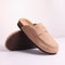 Womens Cork Suede Mules with Arch Support and Antislip Sole