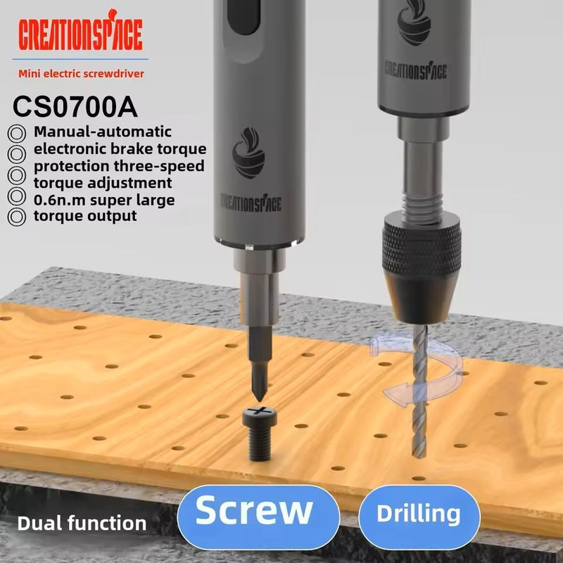 Cordless Electric Drill And Screwdriver Set For DIY And Repairs 3