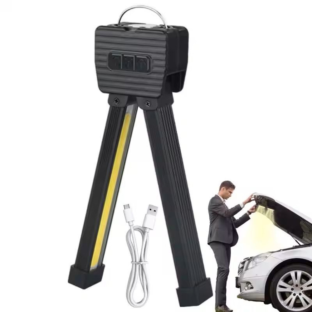 Rechargeable Magnetic LED Flashlight With Folding Design 1