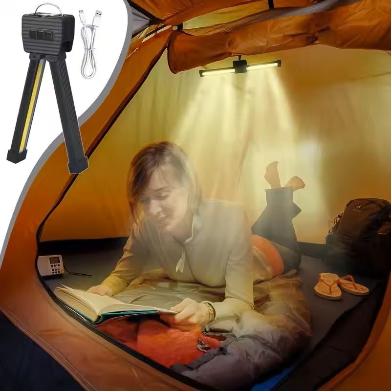 Rechargeable Magnetic LED Flashlight With Folding Design 2