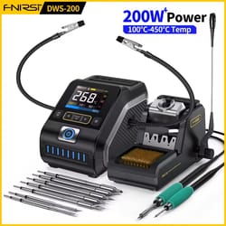 200w digital soldering station with c210 and c245 handle compatibility