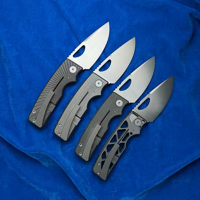 Precision VG10 Folding Knife With Titanium Handle 1