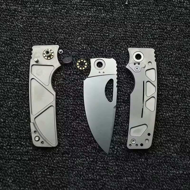 Precision VG10 Folding Knife With Titanium Handle 3