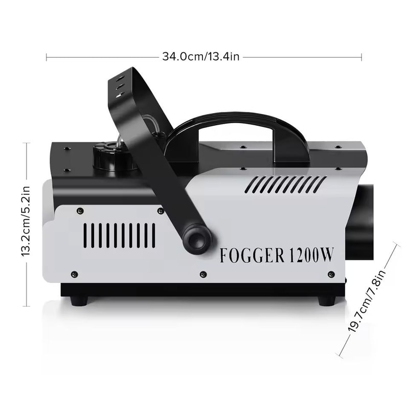 1200W Fog Machine With 6Color LED Lights For Stage Party Effects 1