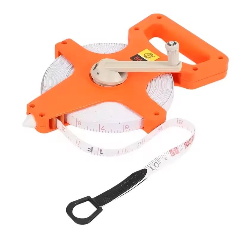 Open Reel Fiberglass Measuring Tape With Inch And Metric Scale In 30m 50m And 100m Lengths 3