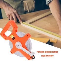 open reel fiberglass measuring tape with inch and metric scale in 30m 50m and 100m lengths