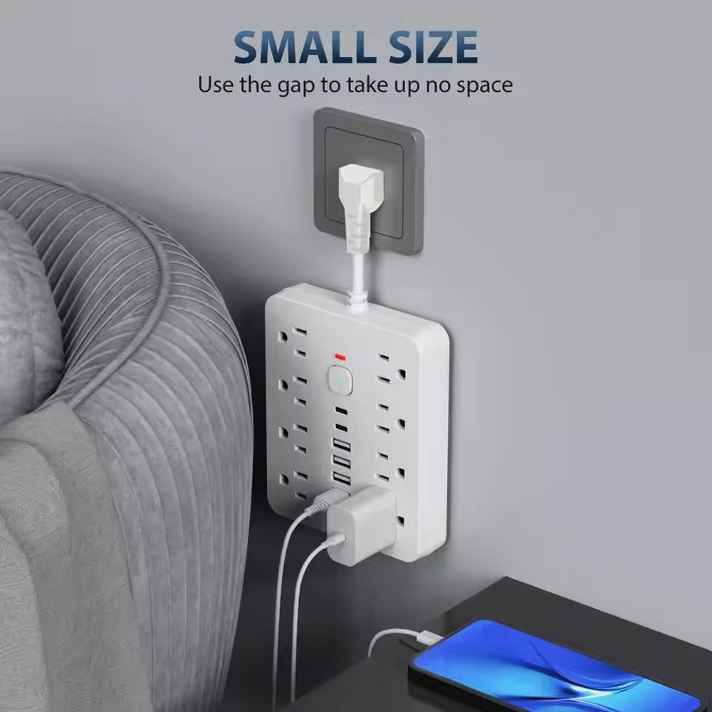 Power Strip With Surge Protection And USB Charging For Home Or Office 4