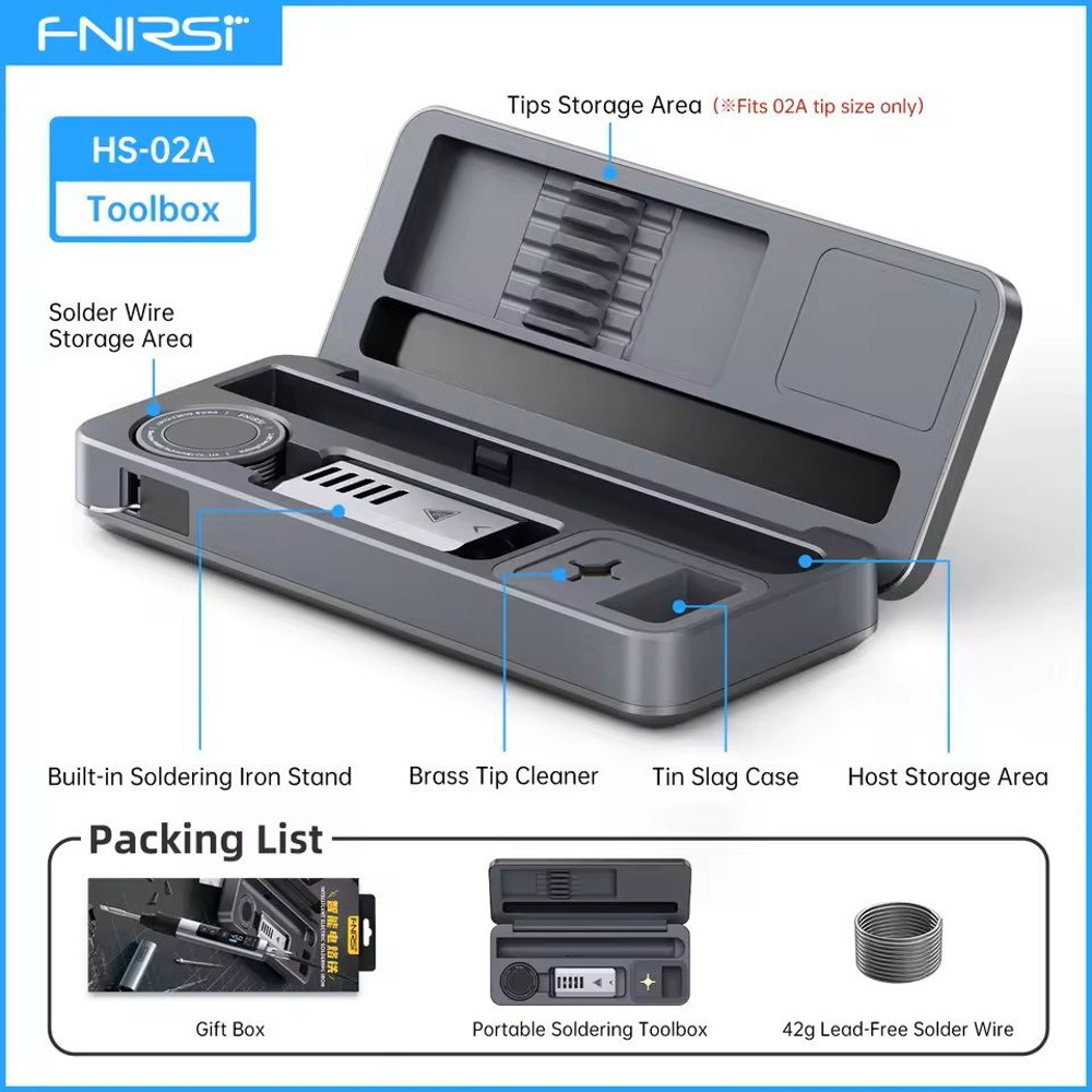 Adjustable Temperature Soldering Iron Set With Digital Control And PD Power Support 1