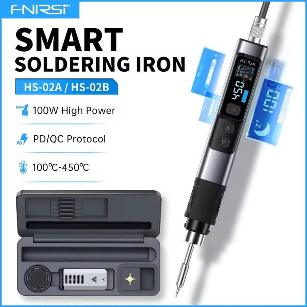 Adjustable Temperature Soldering Iron Set With Digital Control And PD Power Support 0