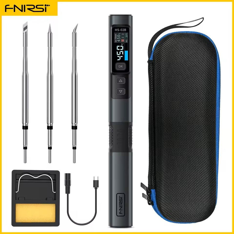 Adjustable Temperature Soldering Iron Set With Digital Control And PD Power Support 5
