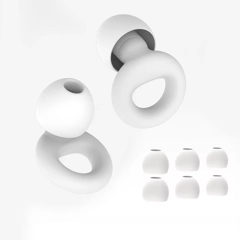 Quiet Reusable Ear Plugs With MultiSize Tips For Sleep Work  Travel 13