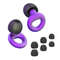 Quiet Reusable Ear Plugs With MultiSize Tips For Sleep Work  Travel 16